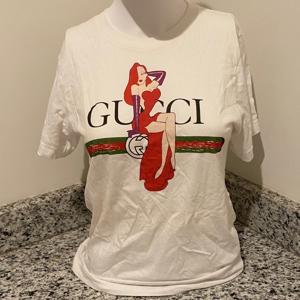 Bella Canvas White Tee with Red Graphic